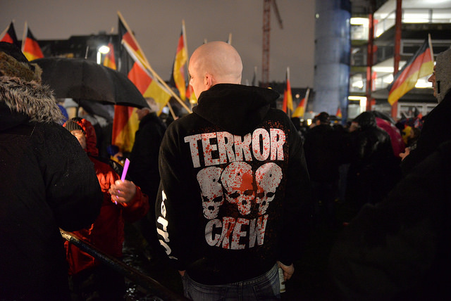 Manifestação neonazista na Alemanha. Foto: Flickr