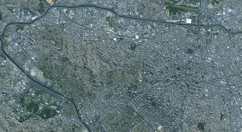 São Paulo. Imagem: Landsat/NASA